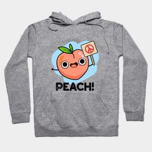 Peach Cute Peach Fruit Pun Hoodie